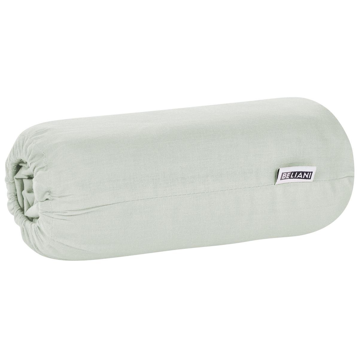 SPANNBETTLAKEN 140/200 cm Baumwolle Hellgrün Janbu - Hellgrün, Textil (140/200cm) - Beliani