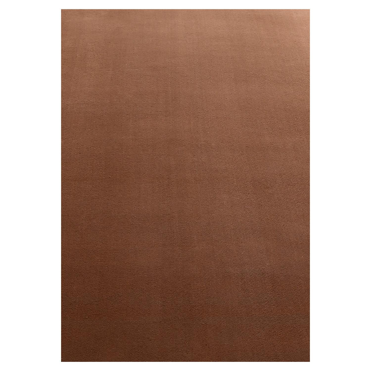 TEPPICH Kurzflor Waschbar LECH in Braun, einfarbig, 80 x 150 cm - Braun, Textil (150/80cm) - KADIMA DESIGN