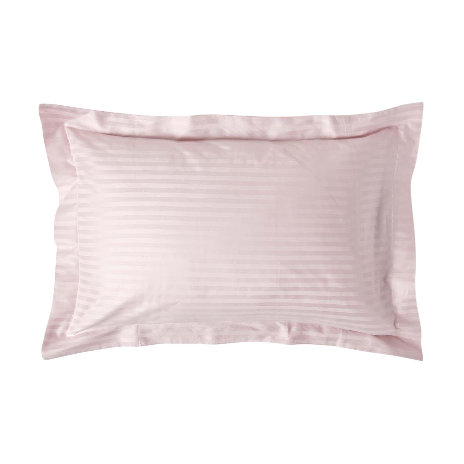 KISSENBEZUG Damast mit Stehsaum, Fadendichte 330 - Flieder, Textil (48/74cm) - Homescapes