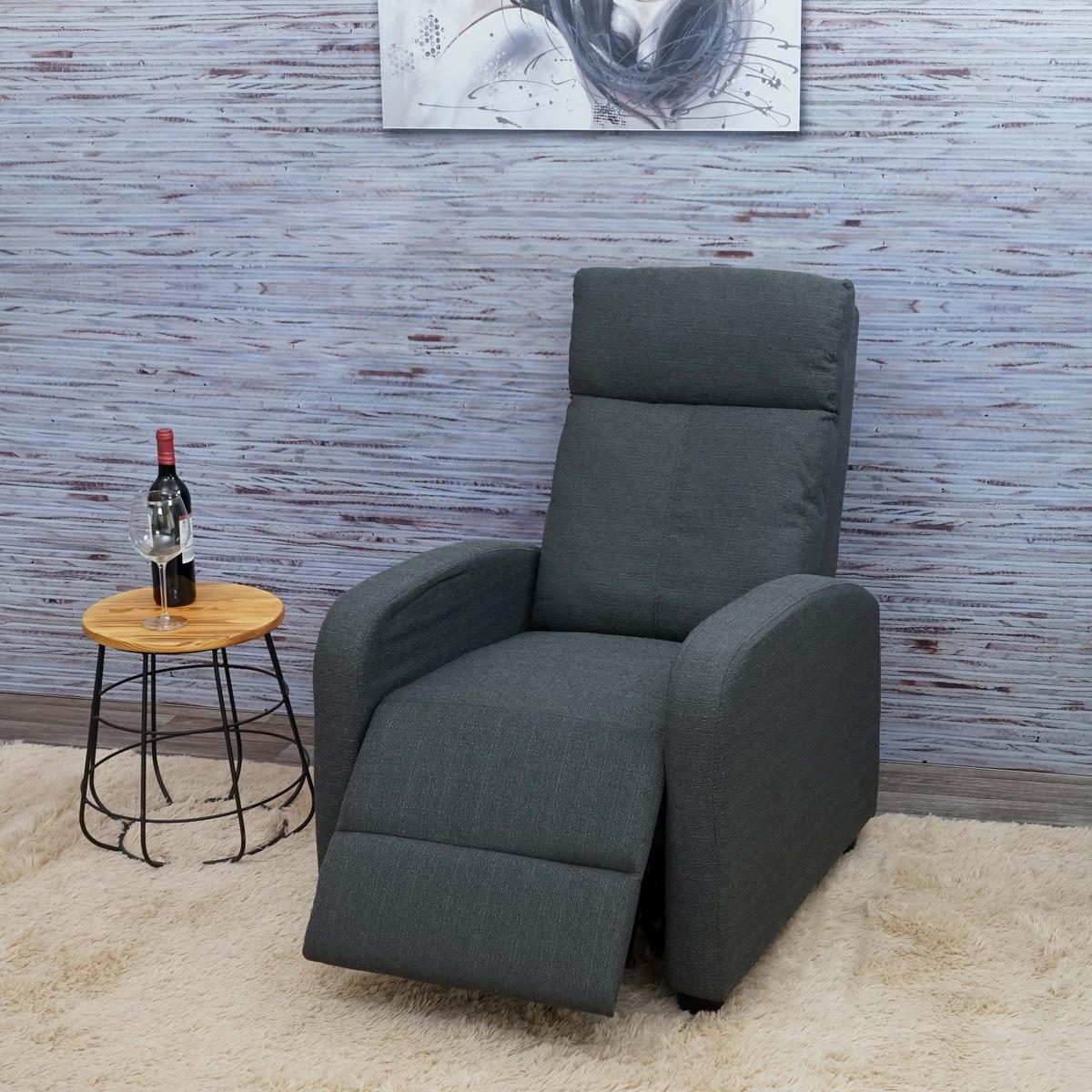 RELAXSESSEL Grau - Grau, Textil (67/102/90cm) - MCW