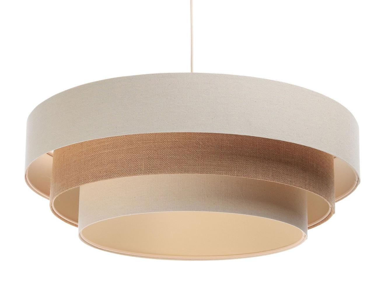 HÄNGELEUCHTE Beige 60/20 cm - Beige, Kunststoff (60/1.9/20cm) - ONZENO