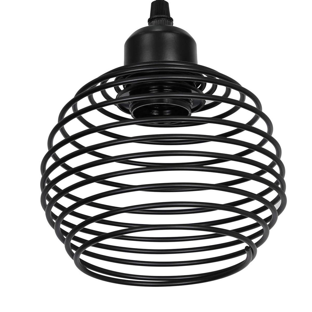 PENDELLEUCHTE Kaelisyn 50/15/144 cm - Schwarz, Metall (50/15/144cm) - ZMH