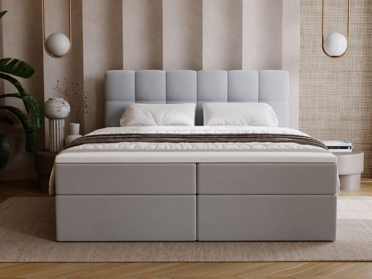 BOXBETT Maison 140x200 Grau - Grau, Holz/Textil (140/200cm) - Graingold