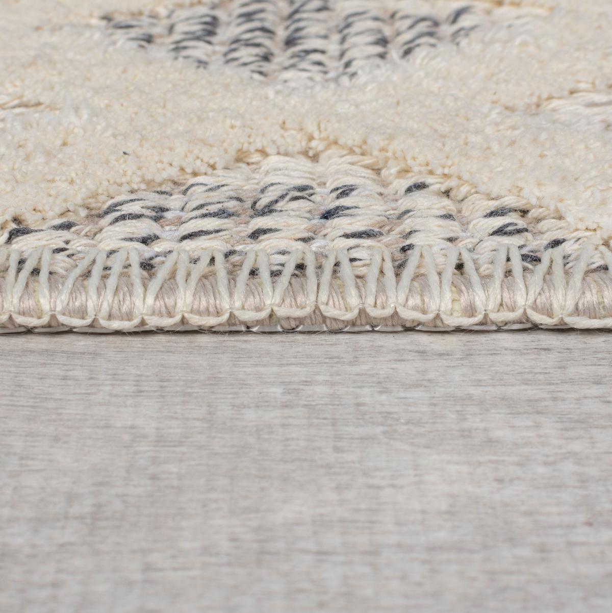 TEPPICH Waschbar RIDGE, gestreift, Grau-Beige, 194 x 290 cm - Beige, Textil (290/194cm) - KADIMA DESIGN