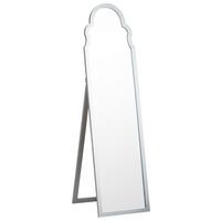 STEHSPIEGEL silber 40/150 cm Chatillon - Silberfarben, Holzwerkstoff (40/150/60cm) - Beliani