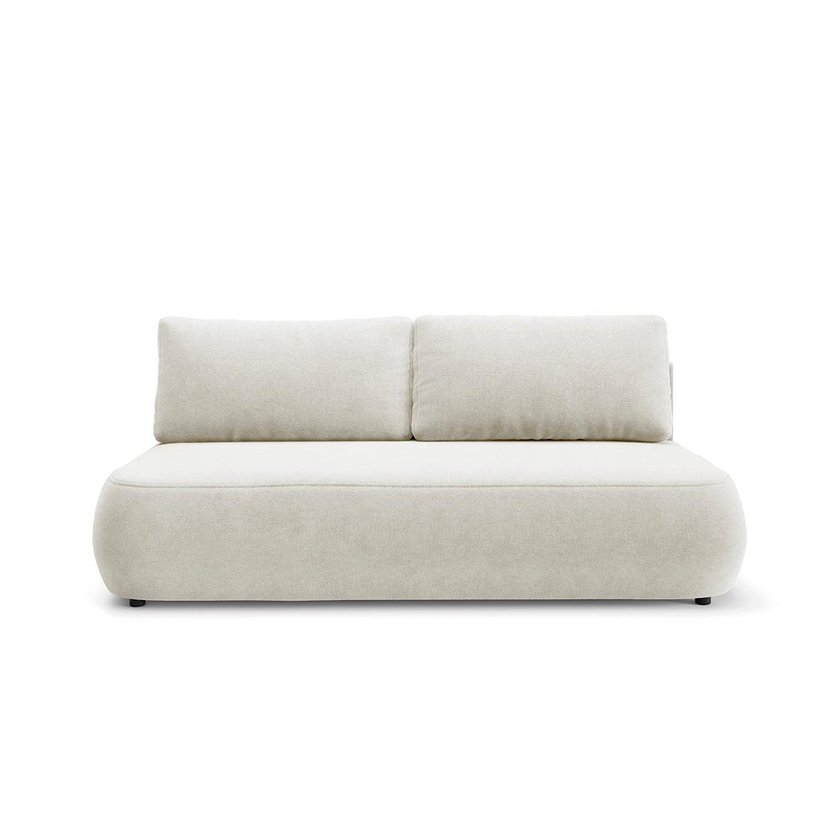 SOFA Antonio 3 Sitzplätze Gebrochenes Weiß - Weiß, Holz (210/82/106cm) - Petits-meubles