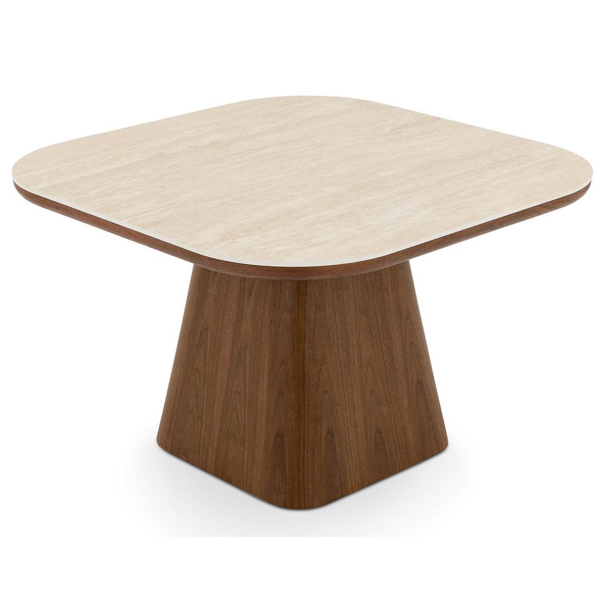 ESSTISCH VESPERA nussbaum - Nussbaumfarben, Holzwerkstoff (120/120/76cm) - IDIMEX