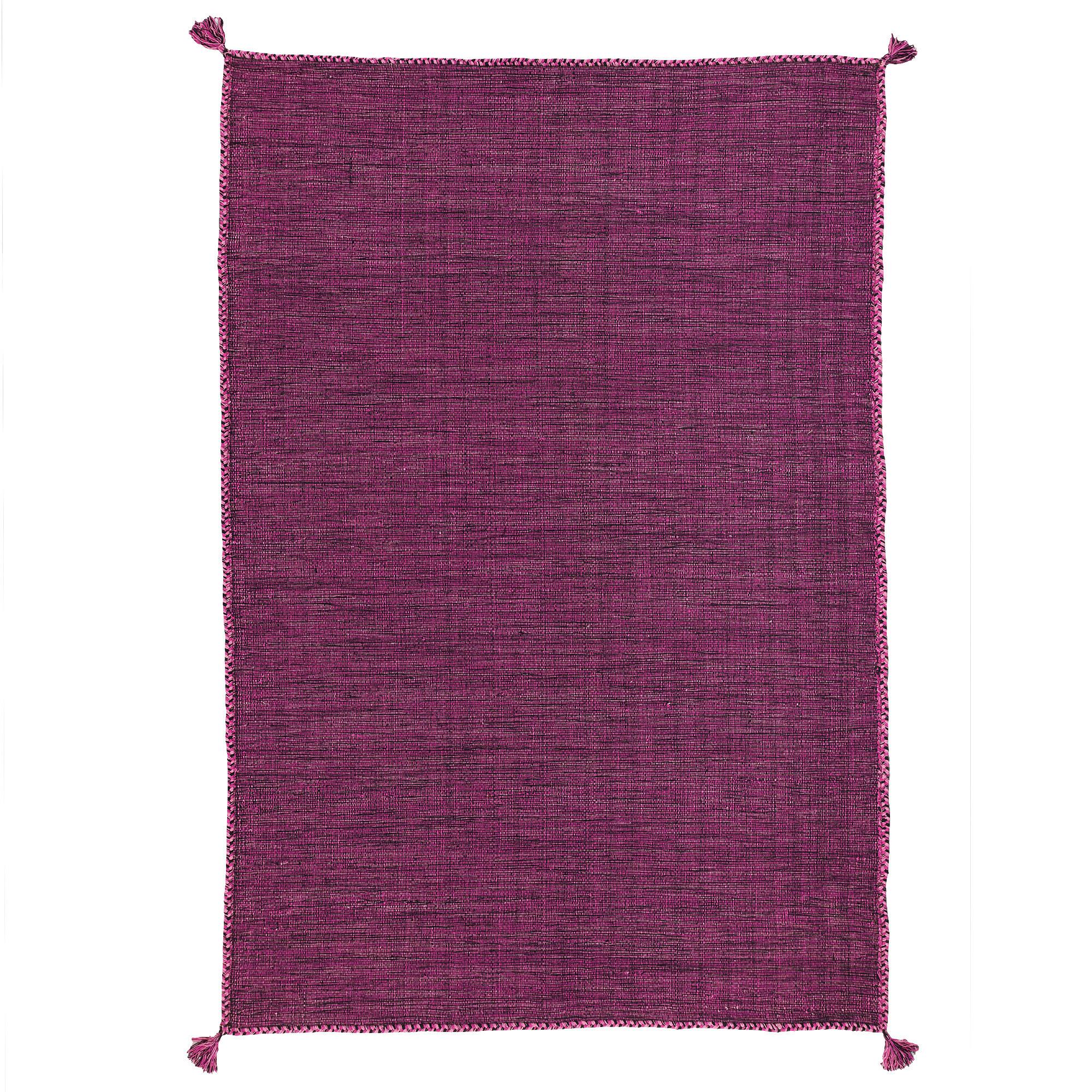 NATUR TEPPICH KELIM PRICO - Pink, Textil (200/300cm) - Pergamon