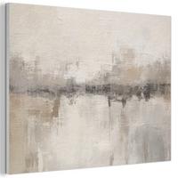 AKUSTIKBILD Moderne Kunst - Abstrakt - Beige Wanddeko 70x50 cm - Beige, Kunststoff (70/50/0.9cm) - MuchoWow