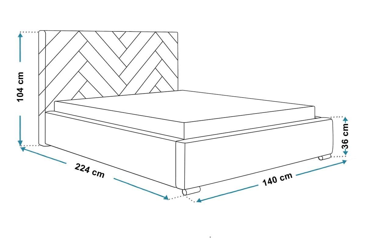 POLSTERBETT Sevilla mit Kopfteil, 120x200 cm, Doppelbett mit Bettkasten und Lattenrost aus Holz, Velourstoff Dunkelblau - Dunkelblau, Holz/Textil (120/200cm) - Alpi-Möbel