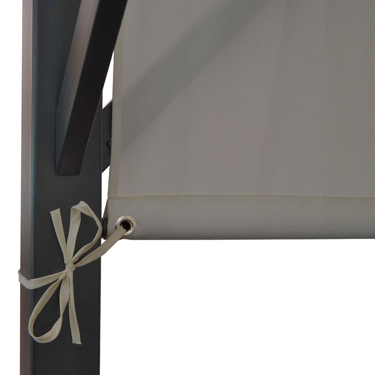PERGOLA BEJA taupe - Taupe, Metall (305/212/305cm) - MCW