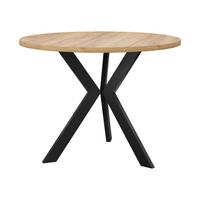 COUCHTISCH STK M6 - Schwarz/Braun, Metall (67/67/50cm) - MIRJAN24