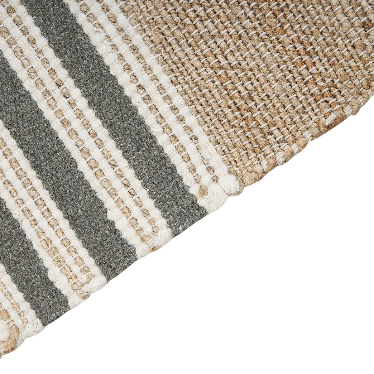 TEPPICH geflochten Mirza 150/80 cm - Beige, Naturmaterialien (80/150cm) - Beliani