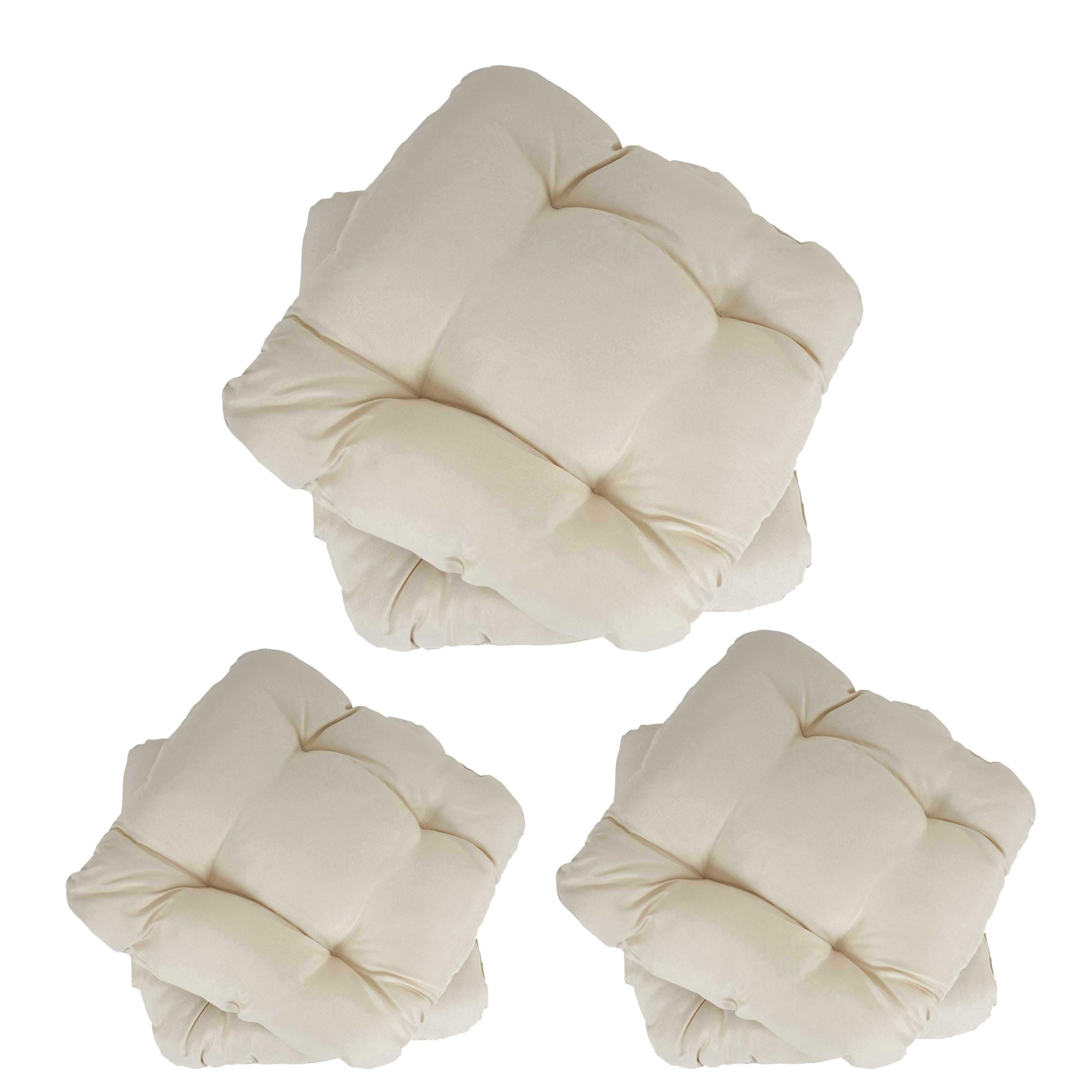 SITZKISSEN MILANO eckig Beige 6er-Set - Beige, Textil (8/38/41cm) - MCW