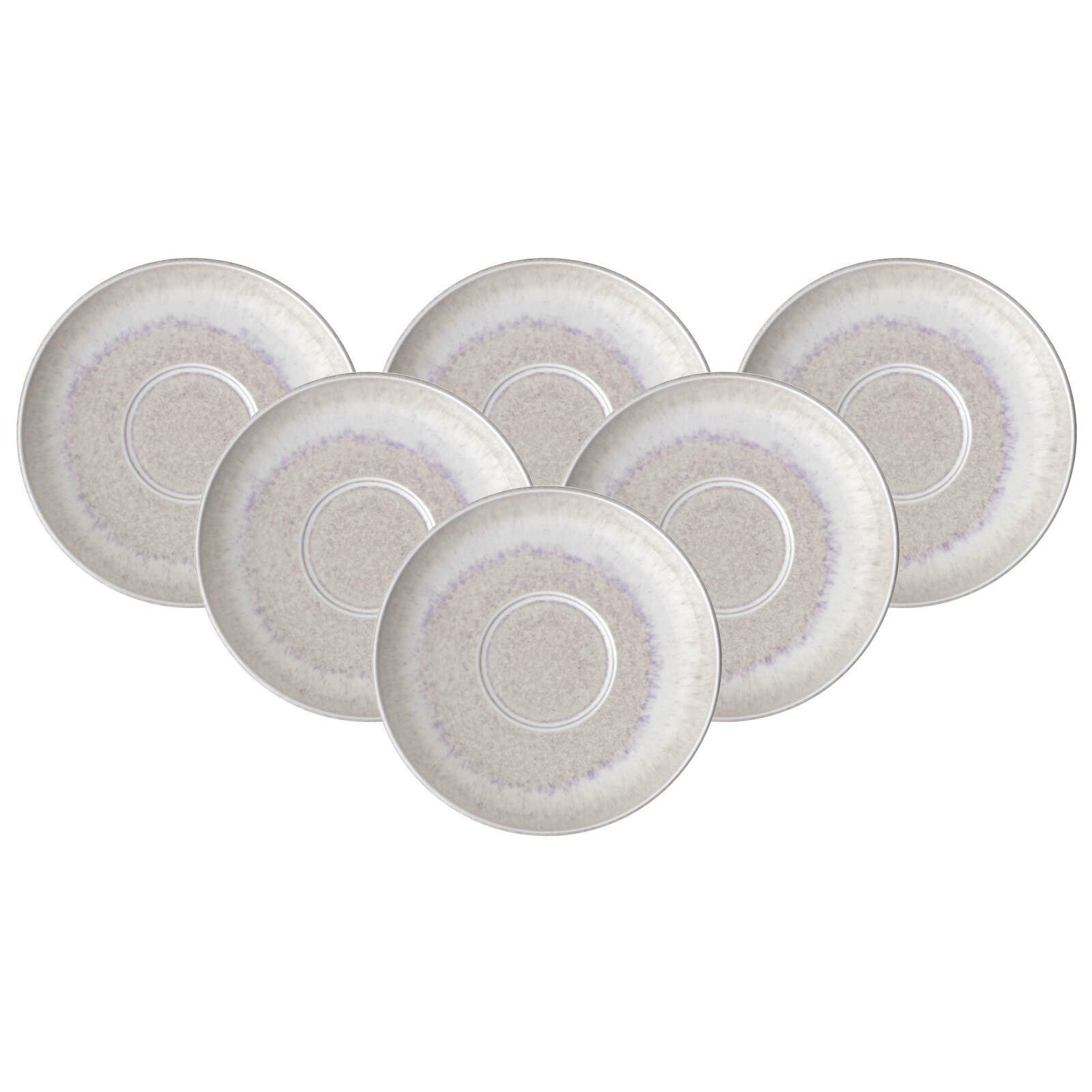 KAFFEEUNTERTASSEN Perlemor Sand beige ø 16,1 cm 6er Set - Beige, Keramik (16.1cm) - like.Villeroy & Boch