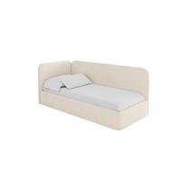 EINZELLBETT Jugendbett mit Bettkasten, Rechts - ELSY 80x200 Beige - Kaschmir, Holzwerkstoff/Textil (80/200cm) - ALTDECOR