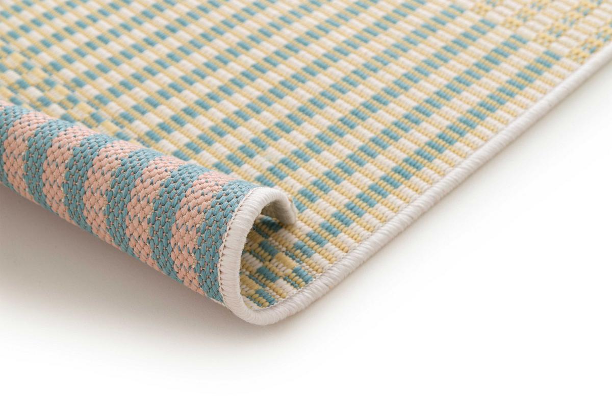OUTDOORTEPPICH In Pastelltönen Manila 80/150 cm - Pastellblau/Pastellgrün, Textil (80/150cm) - Atticgo