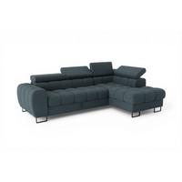 ECKSOFA Bastien Mit Schlaffunktion - Anthrazit, Holzwerkstoff/Textil (260/170cm) - Fun Möbel