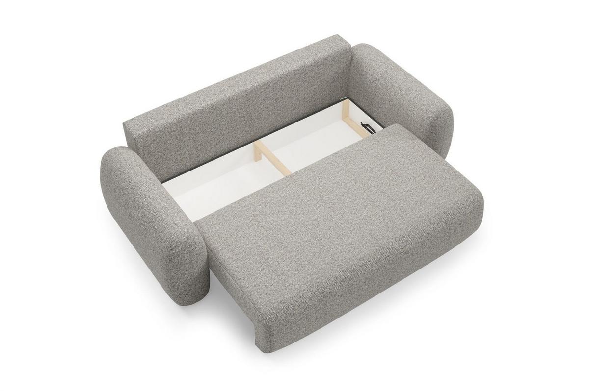 SCHLAFSOFA Gaston - Greige, Holzwerkstoff/Textil (266/95/110cm) - Fun Möbel