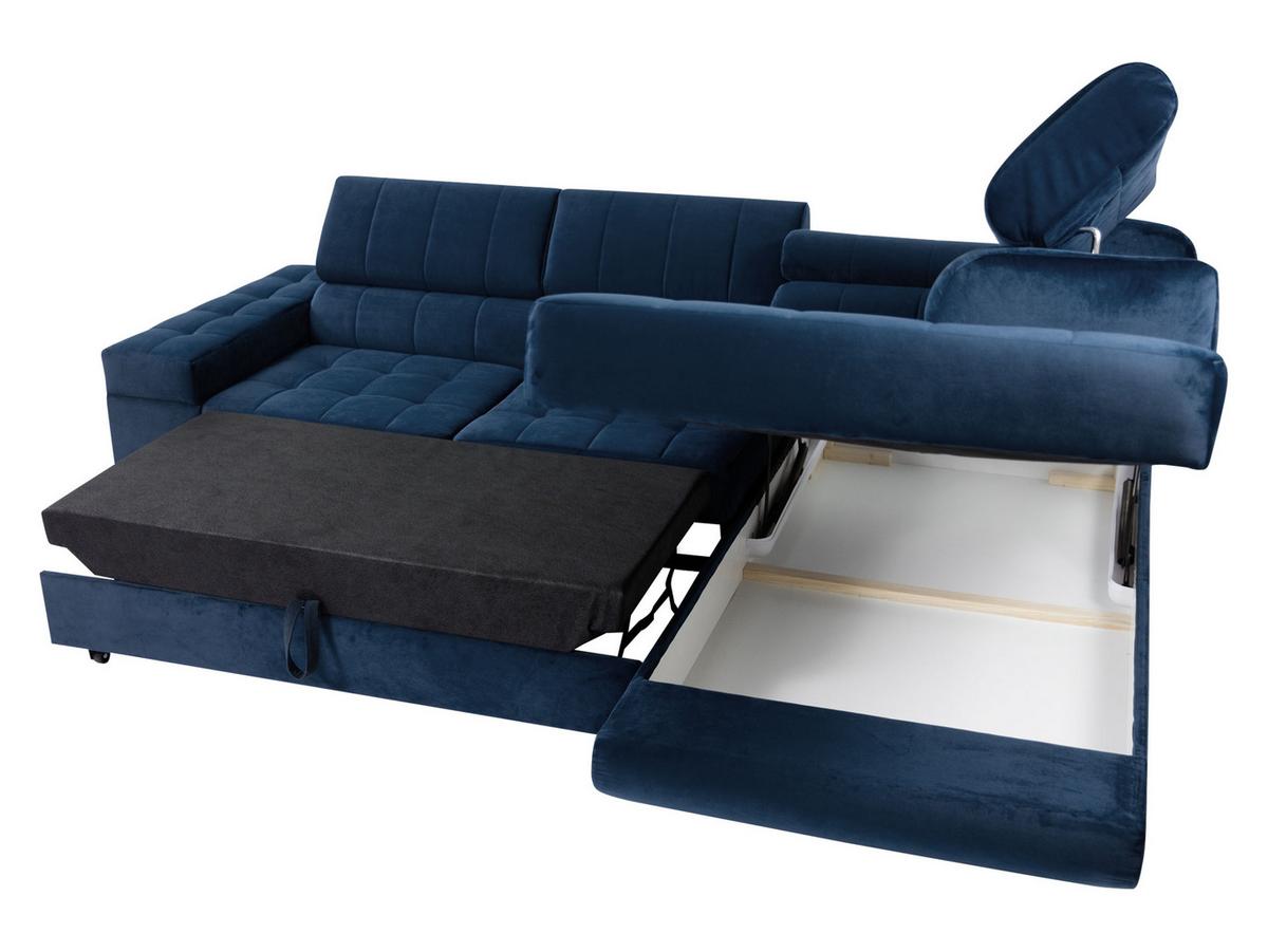ECKSOFA Laris, Seite: Links - Schwarz/Bronzefarben, Holz/Textil (271/203cm) - MIRJAN24