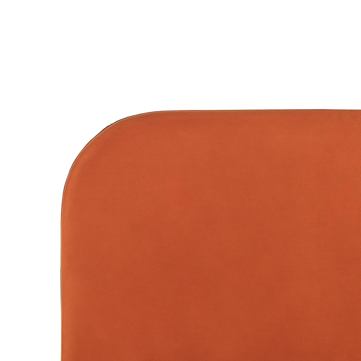 POLSTERBETT 160/200cm Smaragdgrün Flayat - Orange, Textil (160/200cm) - Beliani