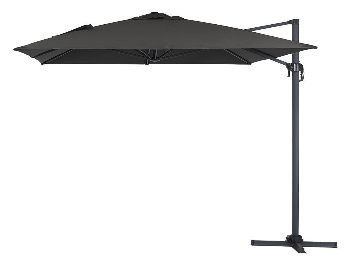 SONNENSCHIRM sun 4 Schwarz - Schwarz, Metall (400/300cm) - Habitat Garten