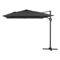 SONNENSCHIRM sun 4 Schwarz - Schwarz, Metall (400/300cm) - Habitat Garten