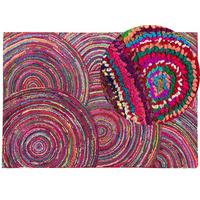 KURZFLOR-TEPPICH Kozan 230/160 cm - Multicolor, Textil (160/230cm) - Beliani