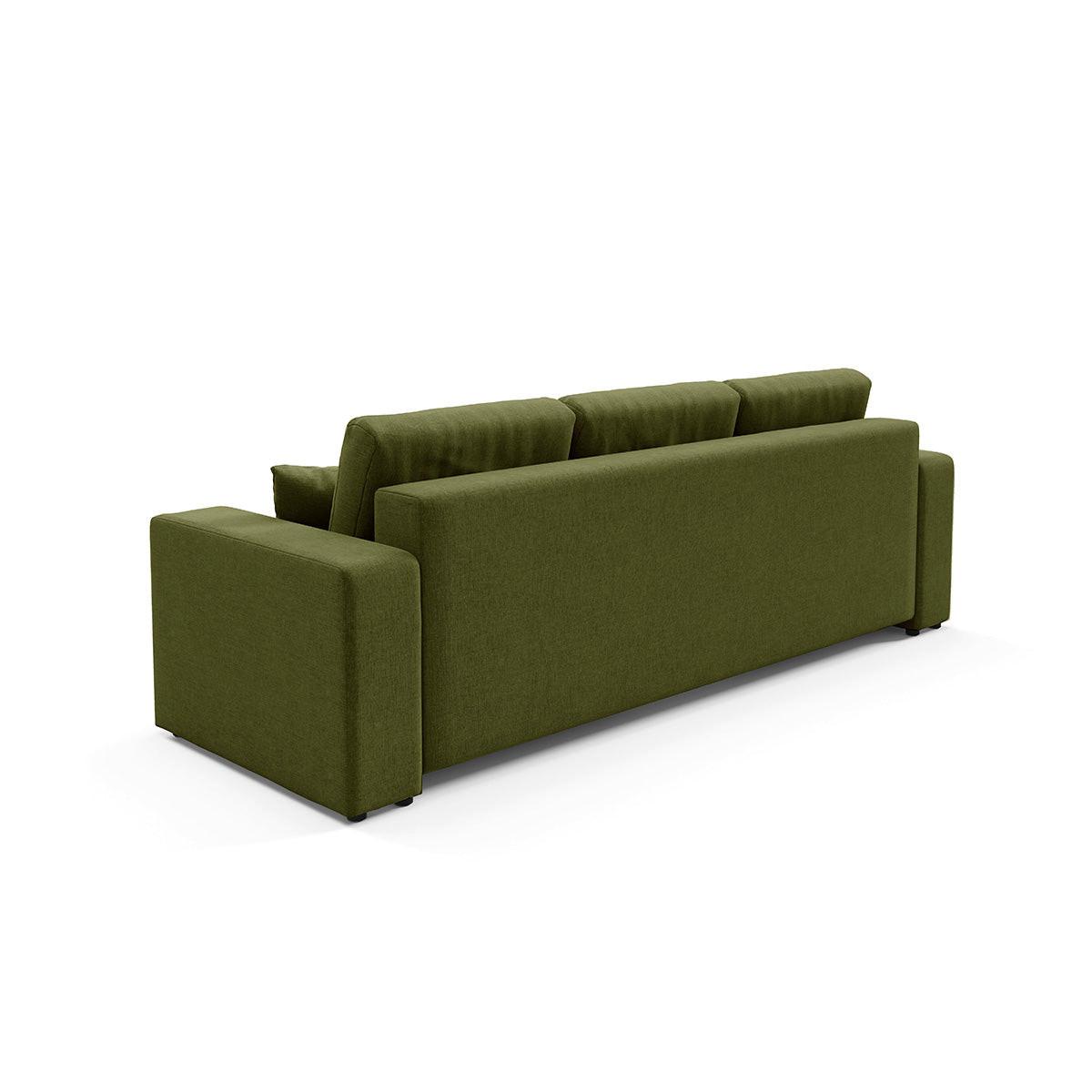SOFA Giulia 3 Sitzplätze Grün - Grün, Holz (244/82/102cm) - Petits-meubles