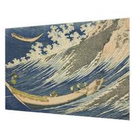 FOTOTAPETE 312x219 cm - Meereswellen - Blau, Textil (312/219cm) - Wallfluent