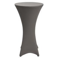 STEHTISCHHUSSE Stella Ø 70 cm Anthrazit - Anthrazit, Textil (70/120cm)