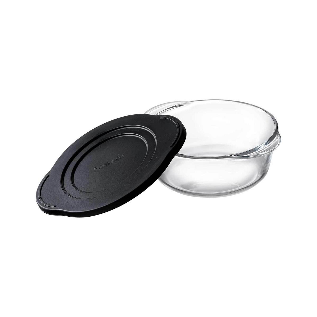 AUFLAUFFORM MIT FRISCHHALTEDECKEL Cucina schwarz 2,1 Liter - Schwarz, Glas (26/23/9cm) - Ritzenhoff Breker