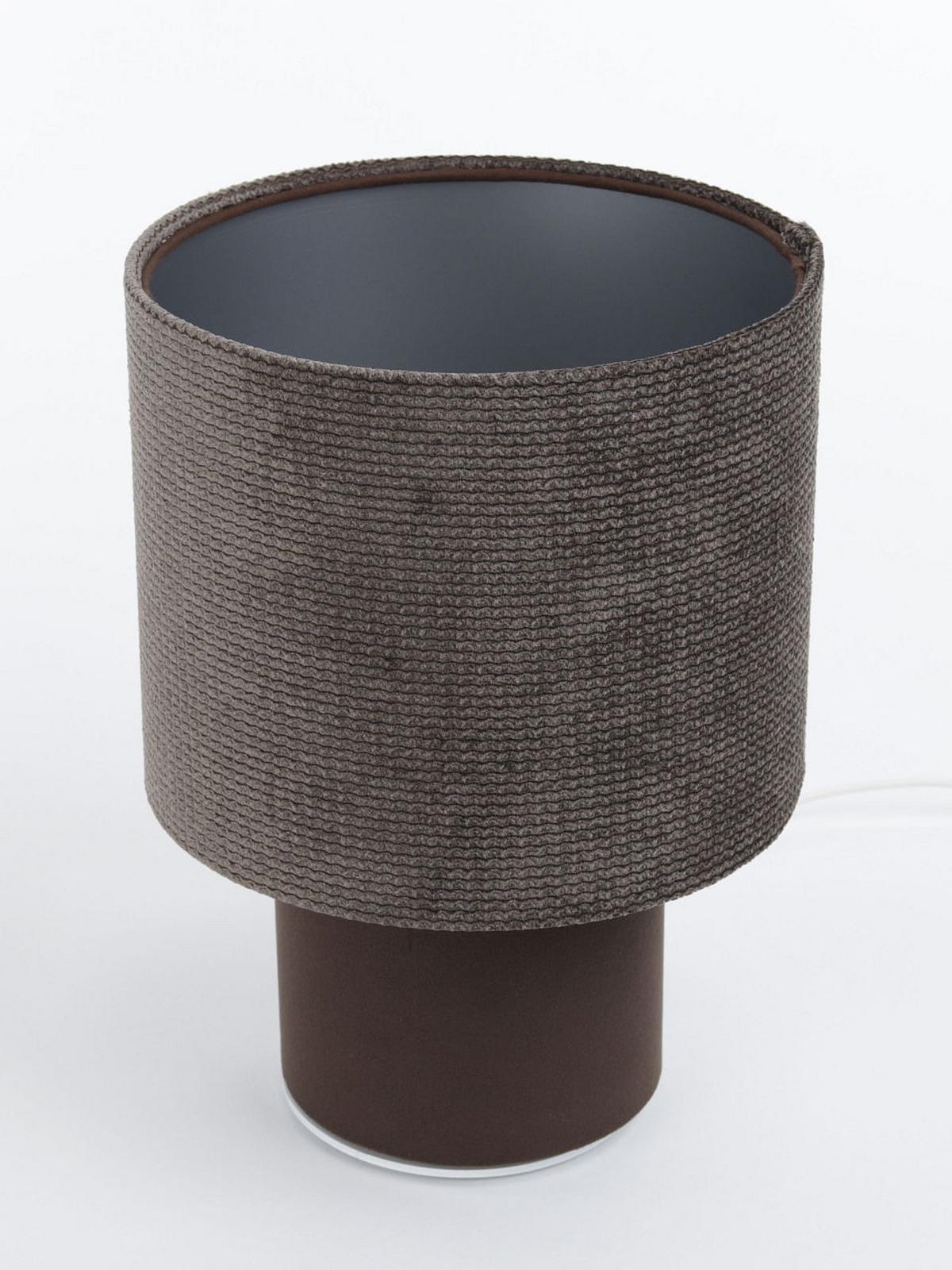 TISCHLAMPE Braun 20/17 cm - Braun, Kunststoff (17/0.7/17cm) - ONZENO