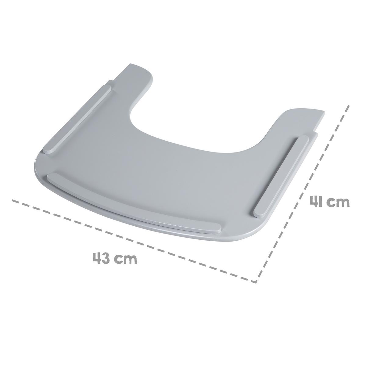 HOCHSTUHL-ESSBRETT Sit Up Flex Taupe - Taupe, Holzwerkstoff (43/2/41cm) - Roba