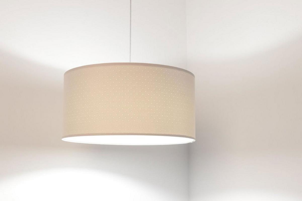 HÄNGELEUCHTE Weiß 30/20 cm - Beige/Weiß, Kunststoff (30/0.6/20cm) - ONZENO
