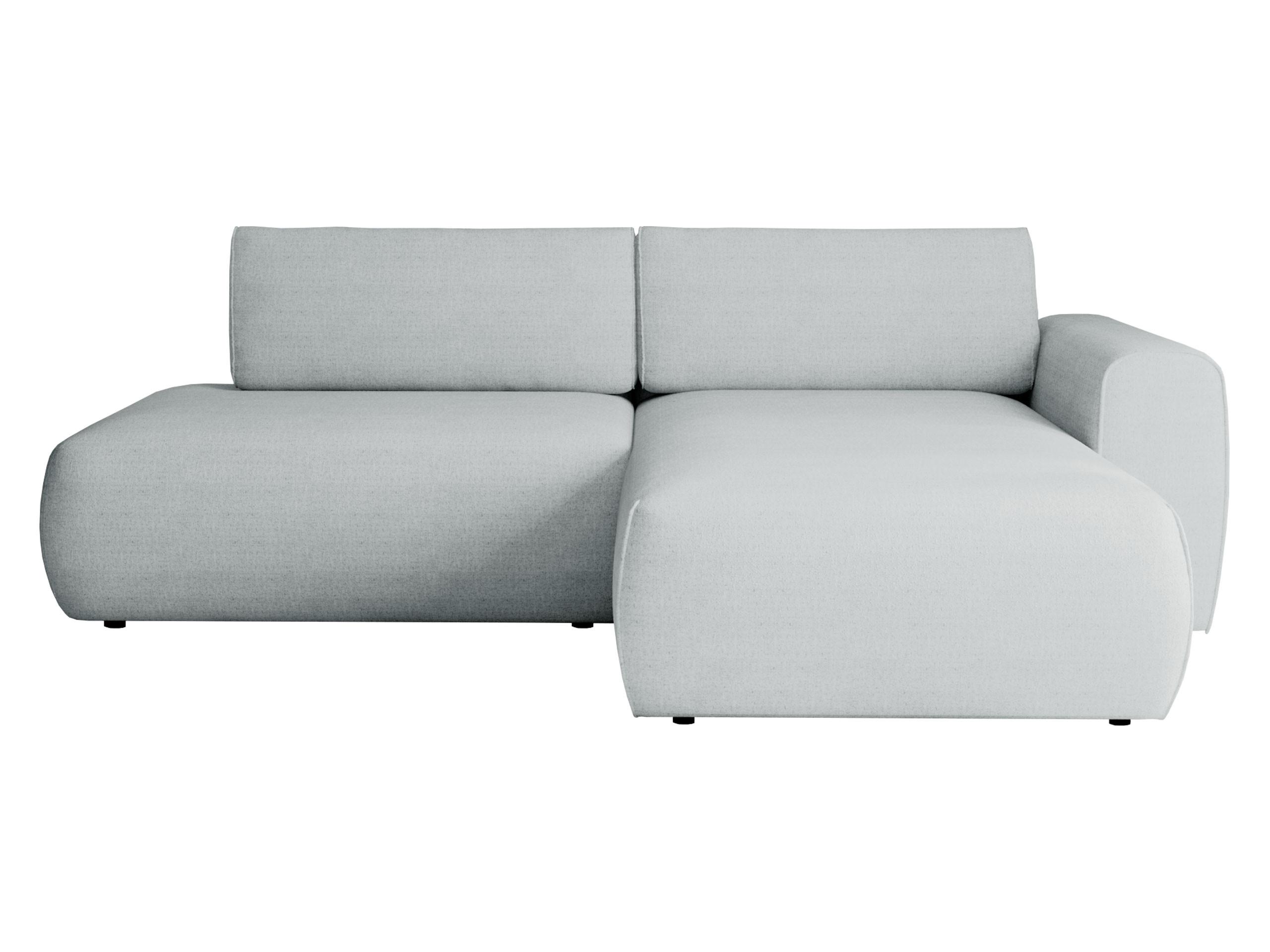 ECKSOFA Mila - Schwarz/Grau, Holzwerkstoff/Kunststoff (164/264cm) - MIRJAN24
