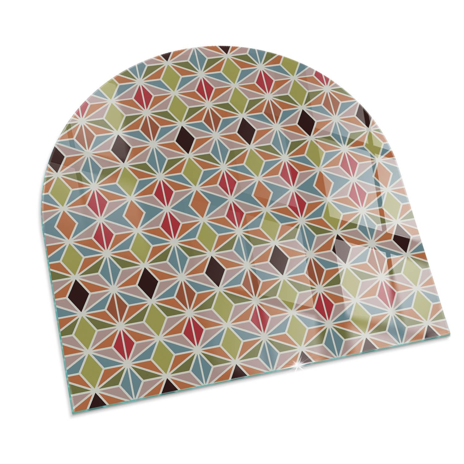 GLASPLATTE für Kamin 100x100 cm - Braun, Glas (100/100/0.4cm) - TULUP