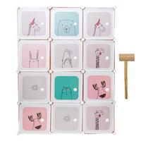 STECKREGAL für Kinder - Pink, Kunststoff (47/145.5/111cm) - Intirilife