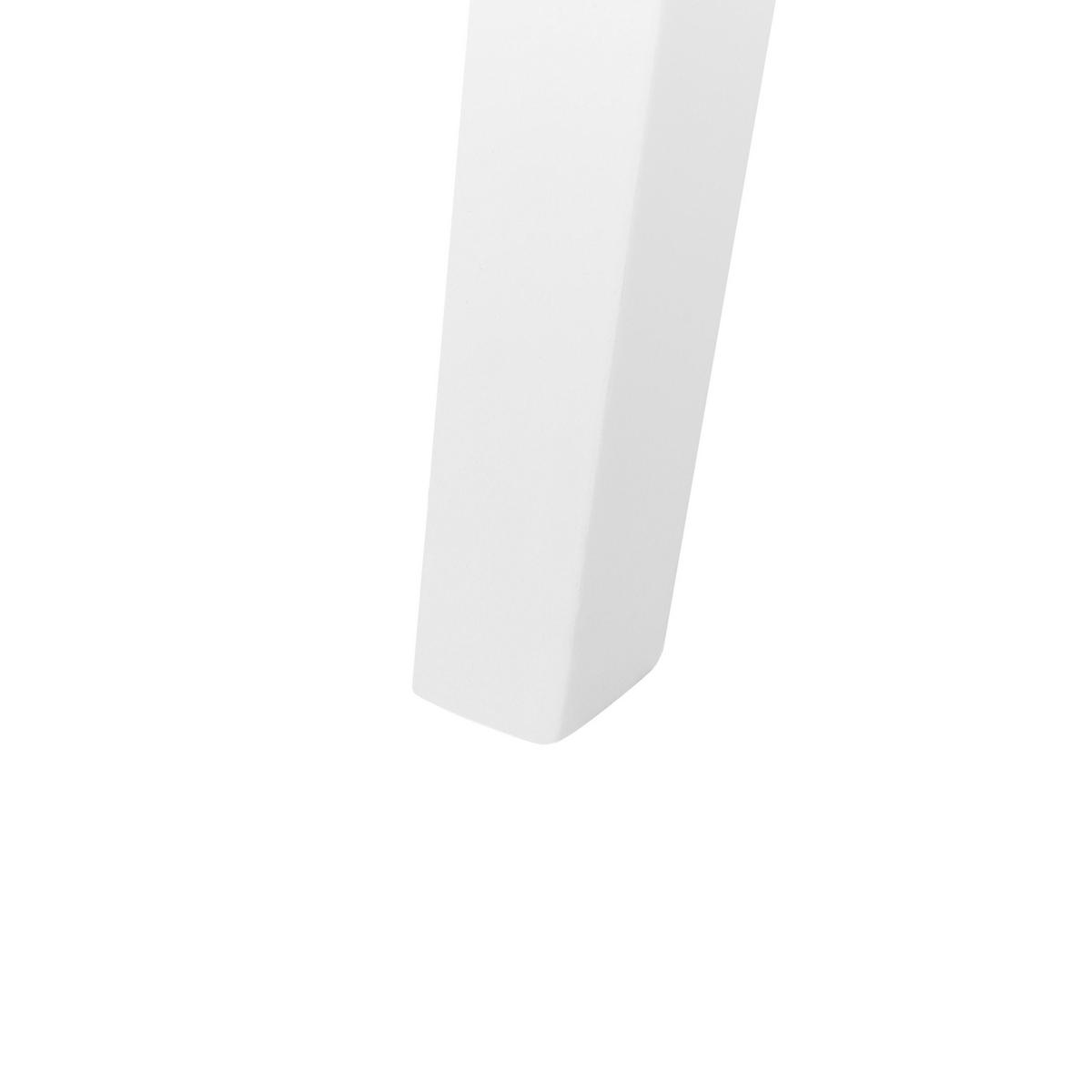 ESSZIMMERTISCH 150/90/75 cm Hellbraun, Weiß Rechteckig Lenister - Hellbraun, Holzwerkstoff (150/90/75cm) - Beliani