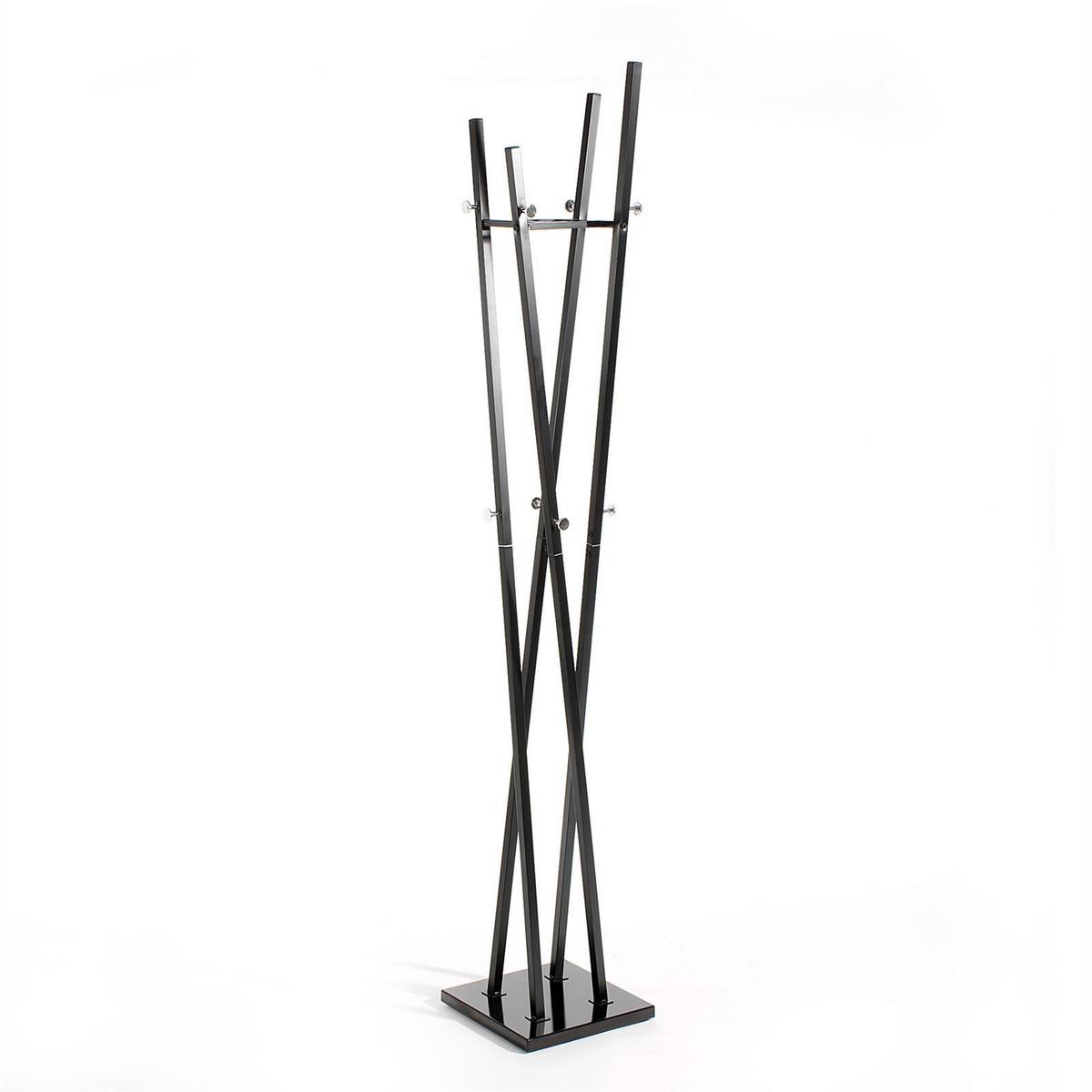 KLEIDERSTÄNDER VITUS schwarz - Schwarz, Metall (30/181/30cm) - IDIMEX