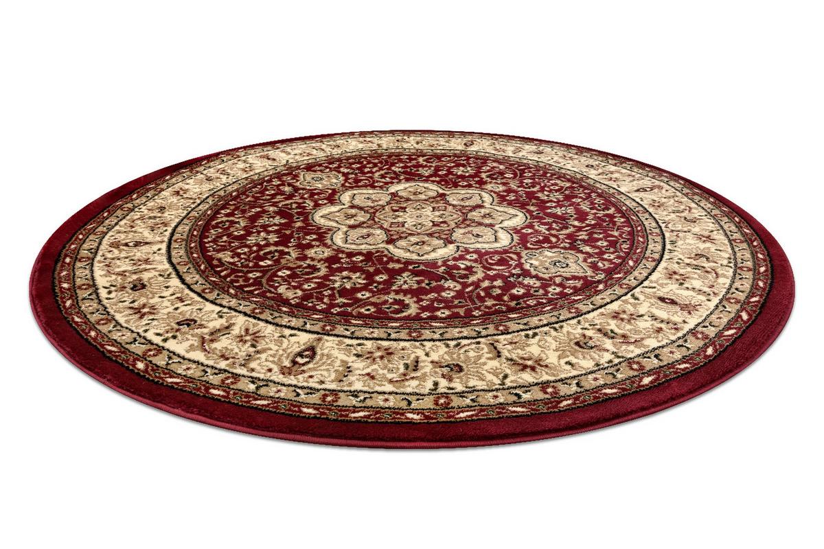 TEPPICH Royal 150 cm - Rot, Textil (150/150cm) - rugsX