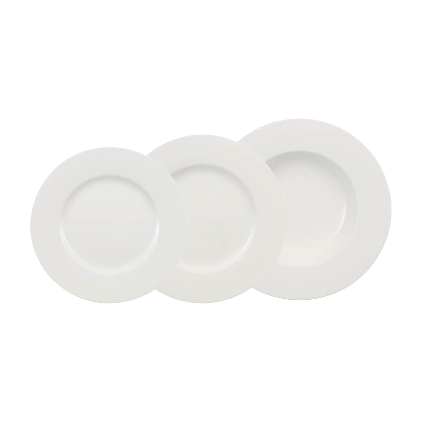 TELLER-SET Wonderful World weiß 12-tlg. - Weiß, Keramik (36/15/36cm) - Villeroy & Boch