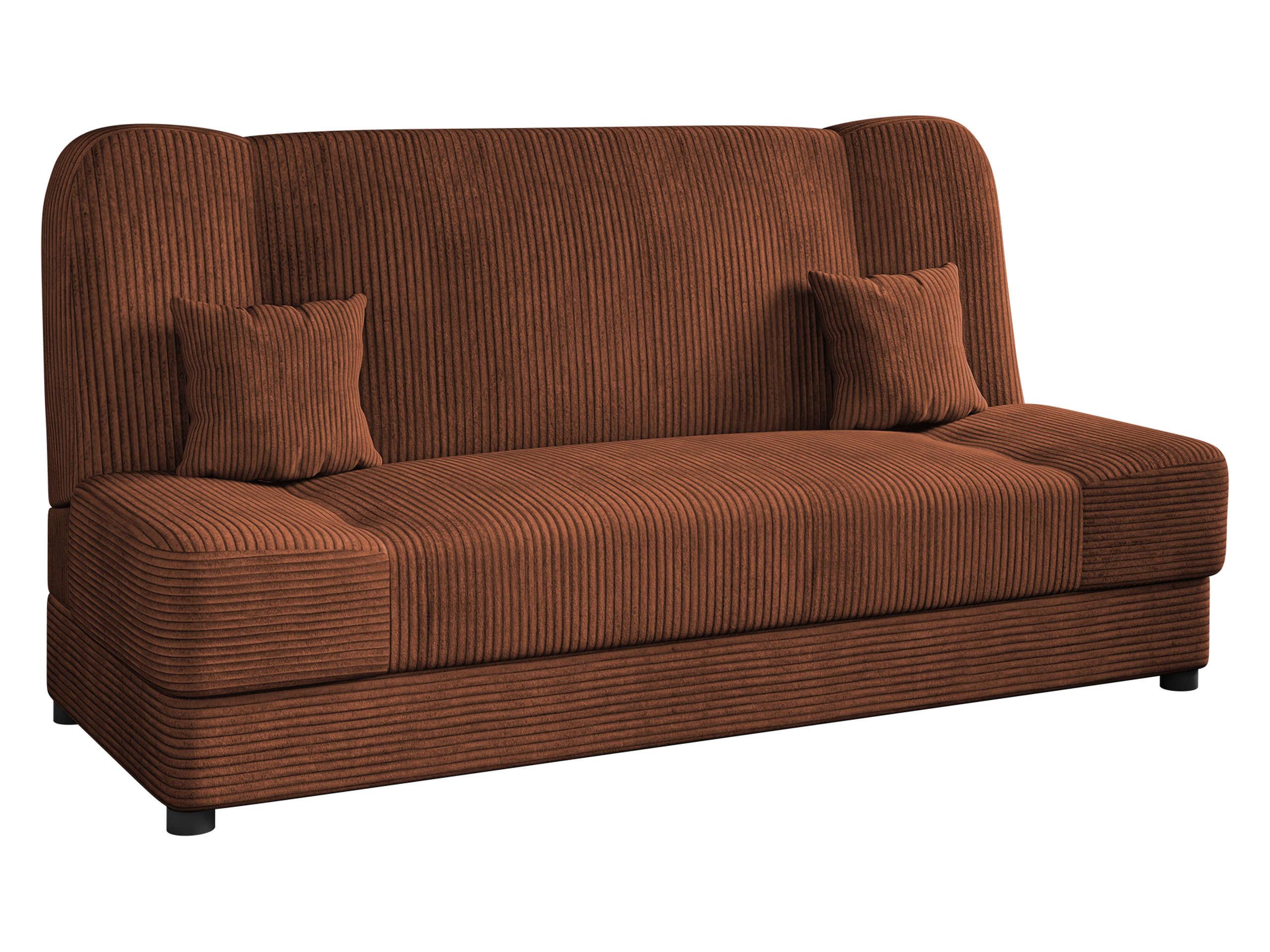 SCHLAFSOFA Jonas Cord - Braun, Holz/Textil (195/86/87cm) - MIRJAN24
