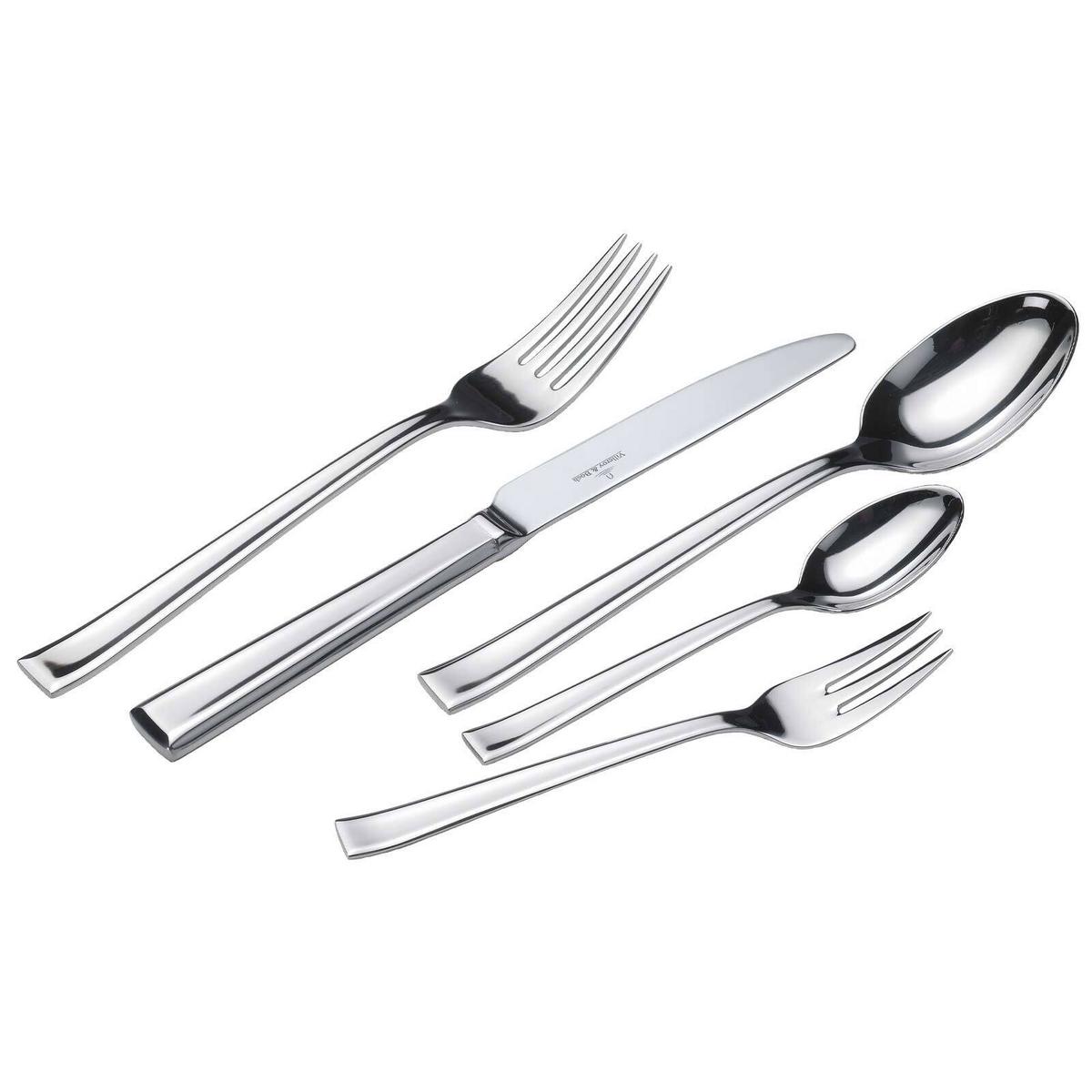 TAFELBESTECK Victor silber 180-tlg. - Silberfarben, Metall - Villeroy & Boch