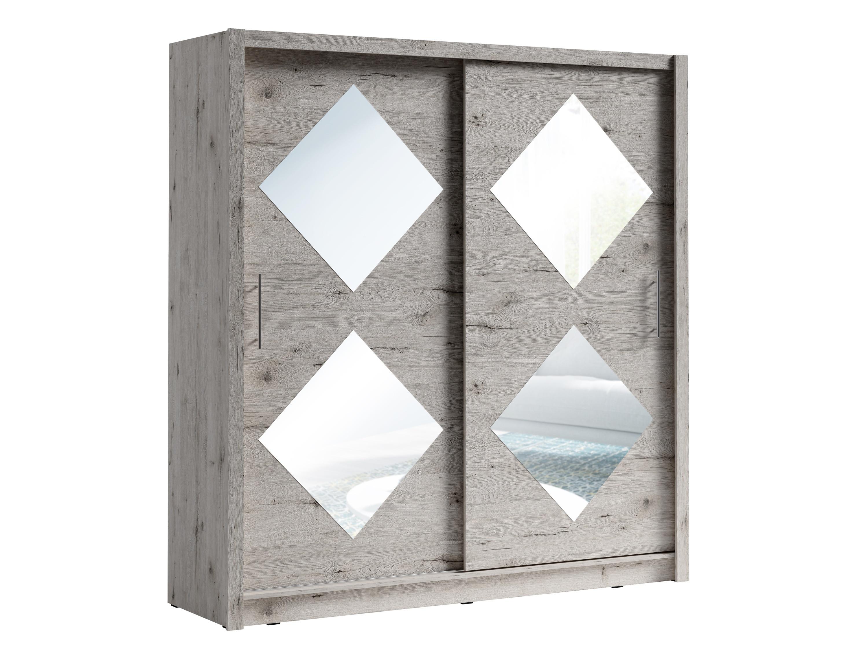KLEIDERSCHRANK Eiche Wellington 205/215/61,6 - Eichefarben, Holzwerkstoff (205/215/62cm) - RAUMHIRSCH FURNITURE