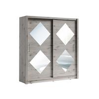 KLEIDERSCHRANK Eiche Wellington 205/215/61,6 - Eichefarben, Holzwerkstoff (205/215/62cm) - RAUMHIRSCH FURNITURE