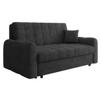 SCHLAFSOFA Viva Moon IV - Anthrazit/Schwarz, Holz/Metall (188/85/98cm) - MIRJAN24
