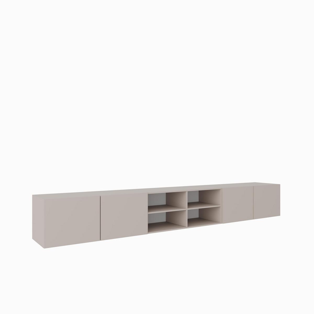LOWBOARD MIVO 300/41/40 cm, Hängender TV-Schrank Kaschmir - Kaschmir, Holzwerkstoff (300/41/40cm) - MASSENO