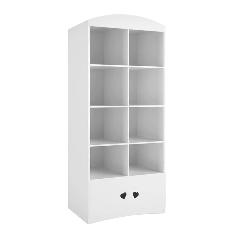 BÜCHERREGAL Weiß - Weiß, Holzwerkstoff (90/188/34cm) - Petits-meubles
