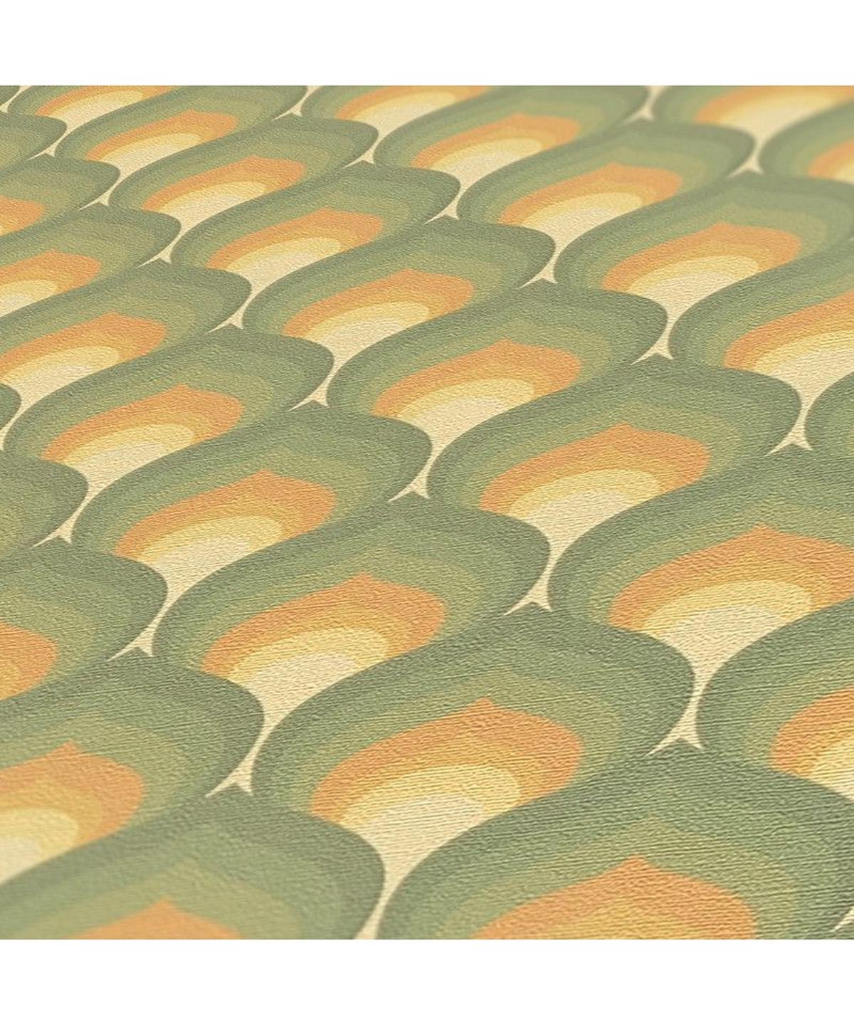 VLIESTAPETE Grün 53/850 cm - Grün, Textil (53/1cm) - KUNSTLOFT